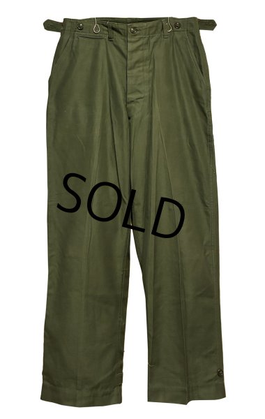 画像1: デッドストック【40s】【ビンテージ】米軍実物【U.S.ARMY】【M-43】コットン【フィールドパンツ】【３４ｘ３２】  (1)