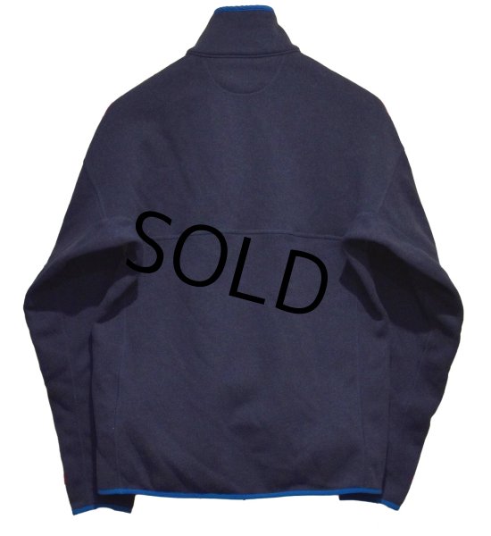 画像3: ビンテージ【パタゴニア】patagonia【紺ｘ青】【スナップT】【フリースプルオーバー】【サイズM】  (3)