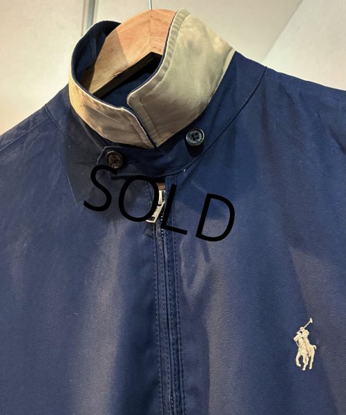 画像4: ビンテージ【ラルフローレン】【RALPH LAUREN】【紺】【スウィングトップ】【ジップアップブルゾン】【サイズS】  (4)