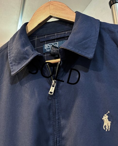 画像5: ビンテージ【ラルフローレン】【RALPH LAUREN】【紺】【スウィングトップ】【ジップアップブルゾン】【サイズS】  (5)