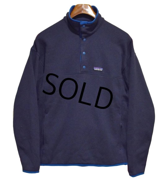 画像1: ビンテージ【パタゴニア】patagonia【紺ｘ青】【スナップT】【フリースプルオーバー】【サイズM】  (1)