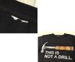 画像2: ビンテージ【THIS IS NOT A DRILL】ドリル【黒】Tシャツ【サイズS程度】  (2)