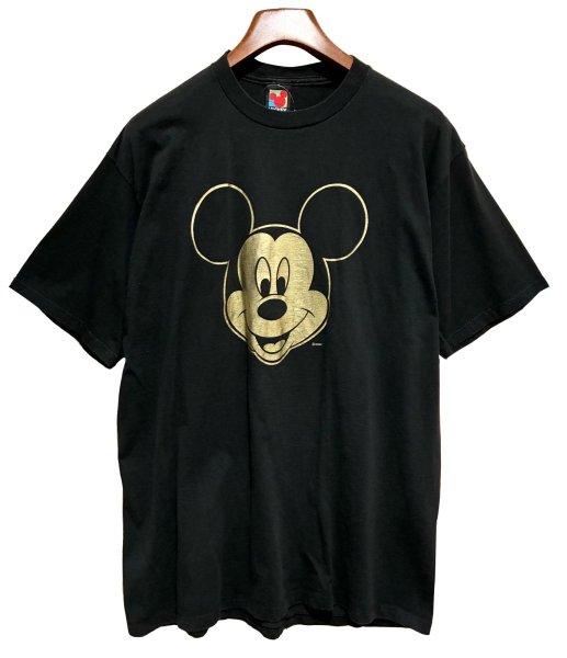 画像1: 90's USA製  MICKEY UNLIMITED ミッキー アンリミテッド【ビンテージ】ウォルトディズニー【ミッキーマウス】黒 【Tシャツ】【サイズXL】  (1)