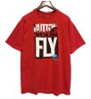 画像1: 【90's】【USA製】【ビンテージ】【LEVI'S】【リーバイス】BUTTON Your FLY【赤】【Tシャツ】【サイズL】  (1)