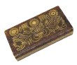 画像1: 【ビンテージ】【ネイティブ柄】木彫り【ケース】ペンケース　木箱  (1)