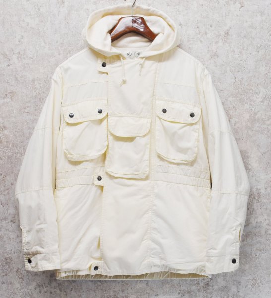 画像1: Gianfranco Ruffini Sport【ビンテージ】【ジャンフランコルフィニ】【裏フリース】【ジップアップパーカー】ブルゾン【サイズM】  (1)