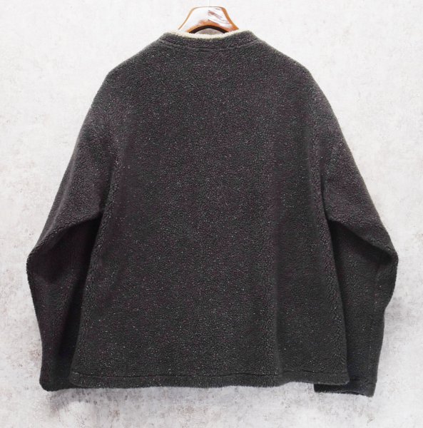 画像3: USA製【ビンテージ】【アーリーウィンター】【Early Winter】【チャコール】【フリースカットソー】ロンT【サイズL】  (3)