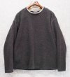 画像1: USA製【ビンテージ】【アーリーウィンター】【Early Winter】【チャコール】【フリースカットソー】ロンT【サイズL】  (1)