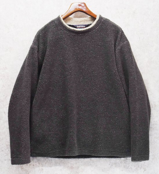画像1: USA製【ビンテージ】【アーリーウィンター】【Early Winter】【チャコール】【フリースカットソー】ロンT【サイズL】  (1)