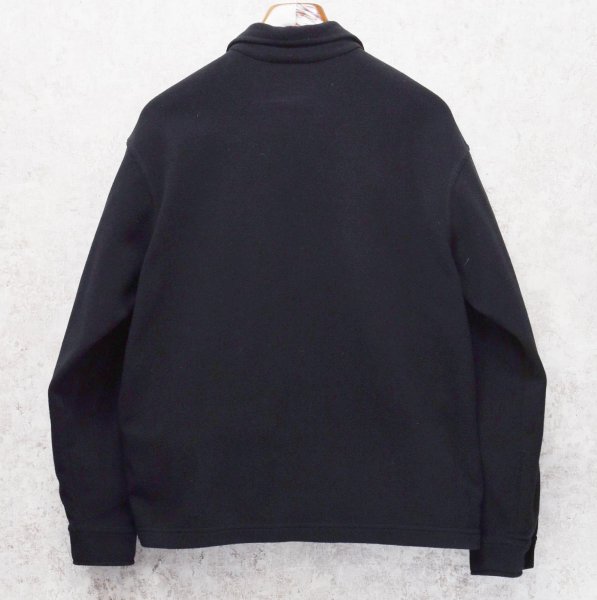 画像3:  ビンテージ【ギャップ】【GAP】【黒】無地【フリースシャツ】【サイズＭ】  (3)