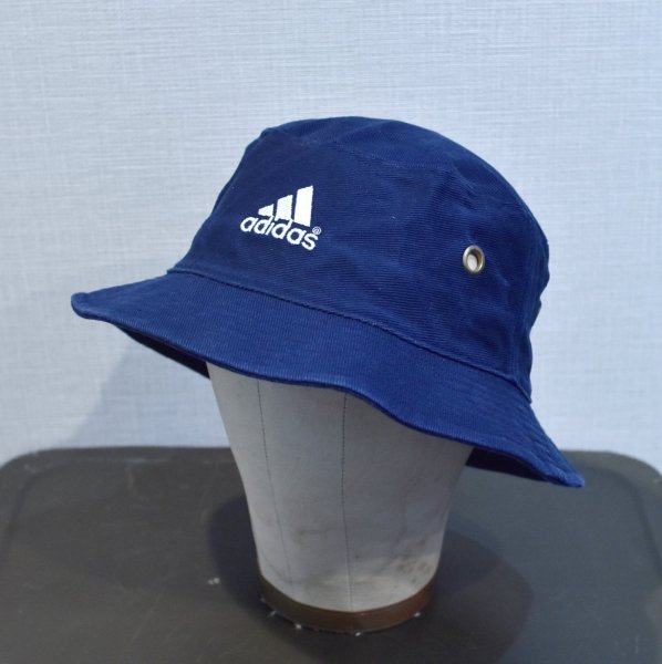 画像3: 【ビンテージ】【ADIDAS】アディダス【キャンバスコットン】ロゴ入り【バケットハット】【サイズL/XL】  (3)