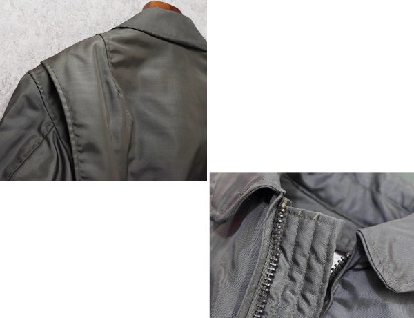 画像3: 70's【ビンテージ】【米軍実物】USAF【CWU-45/P】初期型 MIL-J-83388A GREENBRIER社製【フライトジャケット】【サイズL】  (3)