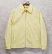 画像1: 〜80's【ビンテージ】【Cooper Sportwear】クーパー・スポーツウェア【黄色】ドリズラージャケット【ジップアップブルゾン】【サイズL程度】  (1)
