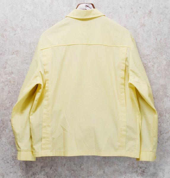 画像3: 〜80's【ビンテージ】【Cooper Sportwear】クーパー・スポーツウェア【黄色】ドリズラージャケット【ジップアップブルゾン】【サイズL程度】  (3)