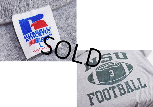 画像2: 90’s~【USA製】【Russell】【ラッセル】【グレー】【NSU FOOTBAL】フットボール【Tシャツ】【サイズL】  (2)