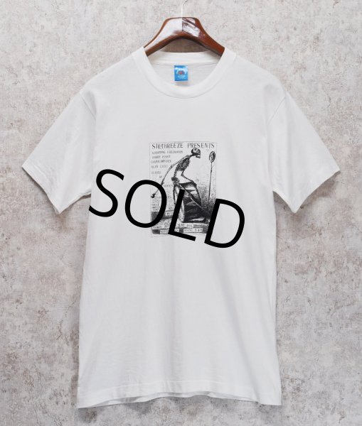 画像2: 90's~【USA製】 ビンテージ【FRUIT OF THE LOOM 】フルーツオブザルーム【siltbreeze presents】骸骨【白】【 Tシャツ】【サイズM】  (2)