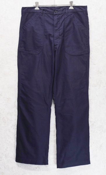 画像1: 程度良好 70's【米軍実物】ビンテージ【U.S.NAVY】【紺】【ユーティリティパンツ】 ベイカーパンツ【36R】  (1)