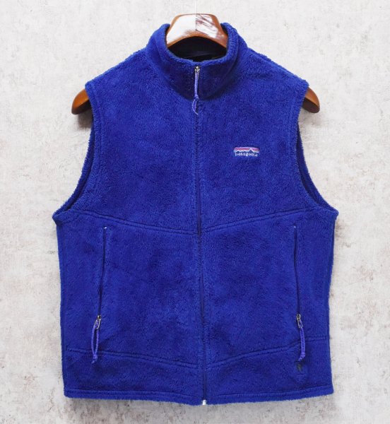 画像1: ビンテージ【USA製】【パタゴニア】patagonia【ポーラテック】【青】【R2】ポーラテック【レギュレーターフリース】【サイズM】  (1)