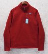 画像1: 【パタゴニア】patagonia【ワイン】【ハーフジップ】【ベターセーター】【サイズＭ】  (1)