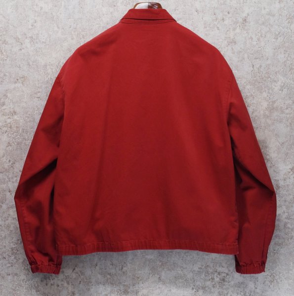 画像5: 〜90's ビンテージ【ラルフローレン】【RALPH LAUREN】【赤】コットン【スウィングトップ】【ジップアップブルゾン】【サイズM】  (5)