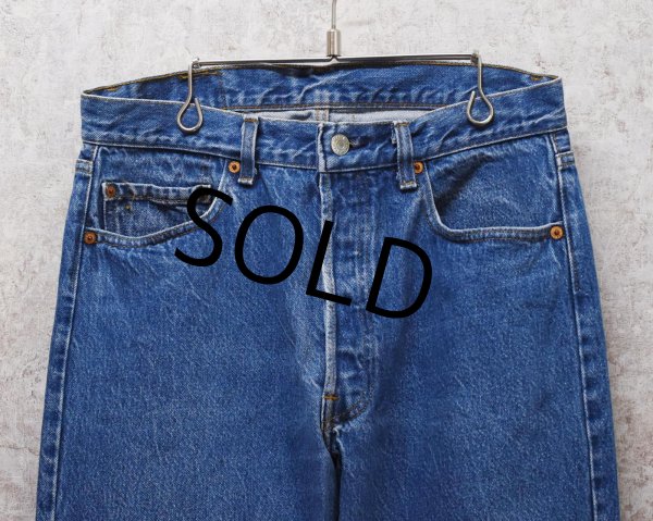 画像3: 80's【USA製】【ビンテージ】【LEVI'S】【リーバイス５０１】501【デニムパンツ】【33ｘ30】  (3)