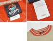 画像2: 90's【USA製】ビンテージ【PM SPORTS】【ベージュｘ赤リブ】【クロスネック】プルオーバー【裏地フリース】【サイズL】  (2)