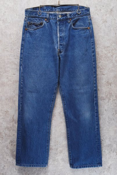 画像1: 80's【USA製】【ビンテージ】【LEVI'S】【リーバイス５０１】501【デニムパンツ】【33ｘ30】  (1)