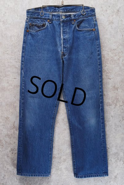 画像1: 80's【USA製】【ビンテージ】【LEVI'S】【リーバイス５０１】501【デニムパンツ】【33ｘ30】  (1)
