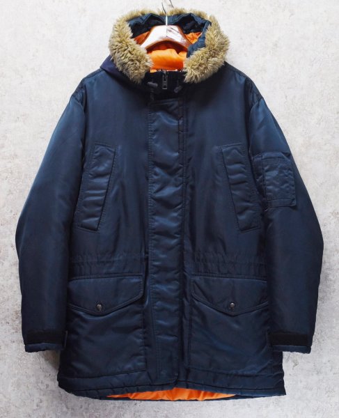 画像1: 90's【ビンテージ】L.L.Bean【ＬＬビーン】【紺】N-3B型【中綿入りパーカー】【サイズL】  (1)