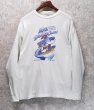 画像1: 【90’s】USA製【ALL SPORT】ビンテージ【スキー】イラスト【白】【ロンT】【サイズXL】  (1)