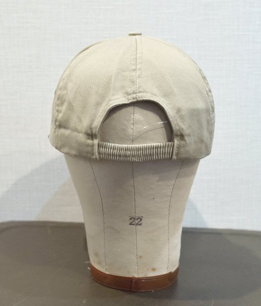 画像5: 90's~【USA製】【ビンテージ】【ベージュ×ツバ緑】BBキャップ【ベースボールキャップ】フリーサイズ  (5)