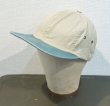 画像1: 90's~【USA製】【ビンテージ】【ベージュ×ツバ緑】BBキャップ【ベースボールキャップ】フリーサイズ  (1)