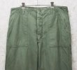 画像3: 【60's】【米軍実物】【ビンテージ】【U.S.ARMY】OG107【UFOボタン】Wステッチ【ボタンフライ】【ベイカーパンツ】【ユーティリティパンツ】【38ｘ31】  (3)