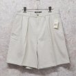 画像1: 新品未使用 ビンテージ【POLO RALPH LAUREN】オールドラルフローレン【オフホワイト】tyler short【２タック】ショートパンツ【短パン】【コットンショーツ】【W32】  (1)