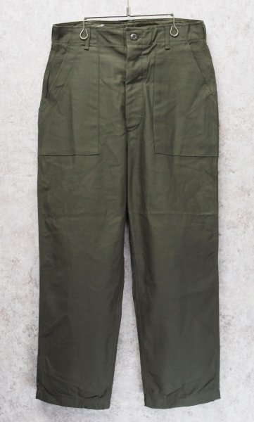 画像1: デッドストック【70's】【米軍実物】【ビンテージ】OG107【ベイカーパンツ】【ユーティリティパンツ】【32ｘ29】  (1)