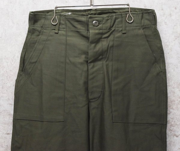 画像3: デッドストック【70's】【米軍実物】【ビンテージ】OG107【ベイカーパンツ】【ユーティリティパンツ】【32ｘ29】  (3)