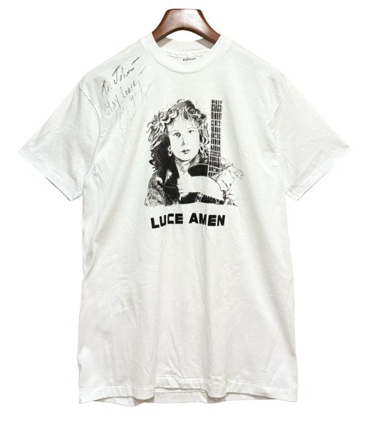 画像3: 【90's】【USA製】【ビンテージ】【Hanes】ヘインズ【LUCE AMEN】【白】【バンド】【Tシャツ】【サイズL】  (3)