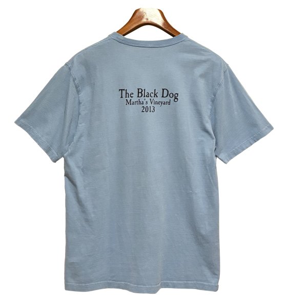 画像3: 【ビンテージ】【The Black Dog】ブラックドッグ【青】【犬プリント】【Tシャツ】【サイズS】  (3)