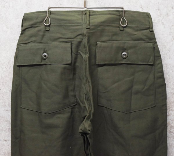 画像4: デッドストック【70's】【米軍実物】【ビンテージ】OG107【ベイカーパンツ】【ユーティリティパンツ】【32ｘ29】  (4)