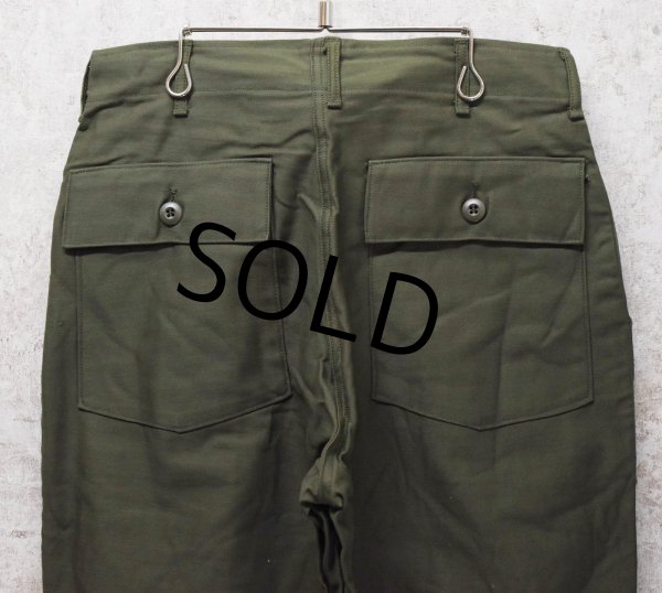 画像4: デッドストック【70's】【米軍実物】【ビンテージ】OG107【ベイカーパンツ】【ユーティリティパンツ】【32ｘ29】  (4)