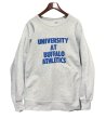 画像1: 90's【USA製】【ビンテージ】【CROSS GRAIN】【UNIVERSITY AT BUFFALO ATHLETIC】カレッジロゴ【グレー】【スウェット】【サイズXXL】  (1)