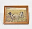 画像1: 【ビンテージ】アンティーク【２頭のイングリッシュセッター】フレーム付き【絵画】【雑貨】置物  (1)