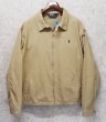 画像1: ~90's【RALPH LAUREN】【ラルフローレン】【ベージュ×裏地チェック】【コットンジャケット】【ジップアップコート】【サイズXXL】  (1)