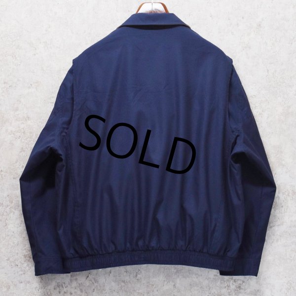 画像3: 【ビンテージ】【ラルフローレン】【POLO RALPH LAUREN】【紺ｘ裏地紺格子柄】ジップアップ【ブルゾン】スウィングトップ【サイズＸＬ】  (3)
