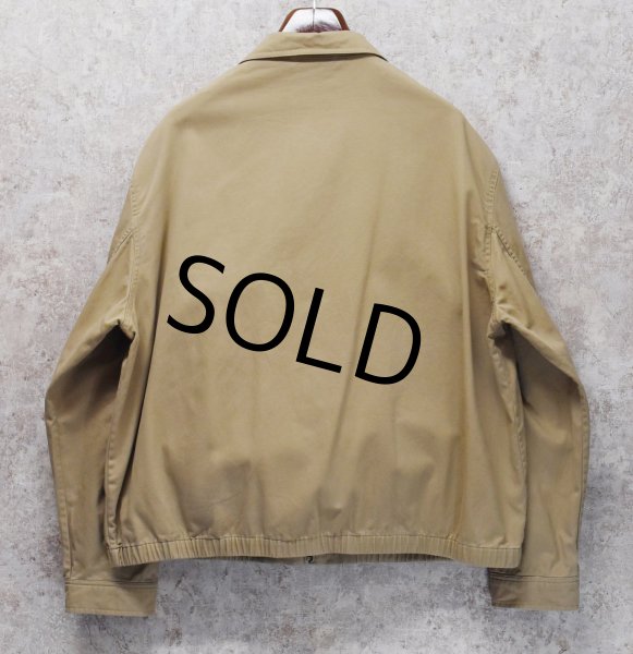 画像4: ~90's【RALPH LAUREN】【ラルフローレン】【ベージュ×裏地チェック】【コットンジャケット】【ジップアップコート】【サイズXXL】  (4)