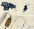 画像2: ビンテージ【ラルフローレン】POLO RALPH LAUREN【白】【無地】【ハーフジップ】【コットンセーター】【サイズXL】   (2)