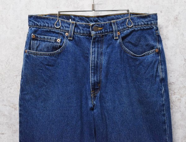 画像3: 90's【メキシコ製】ビンテージ【LEVI'S】【リーバイス550】５５０【デニムパンツ】【ブルーデニム】【34ｘ32】  (3)
