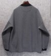 画像3: 90's【USA製】ラッセル【ビンテージ】【グレーｘ黒】マイクロチェック ヘンリーネックスウェット【サイズL】  (3)