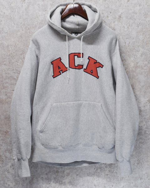 画像1: 90's【USA製】【ビンテージ】【Lee】リー【ACK】【グレー】【パーカー】【サイズＬ】  (1)