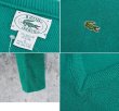 画像2: USA製【IZOD LACOSTE】アイゾッド ラコステ【緑】Vネック【アクリルセーター】  (2)